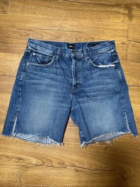 Edwin 100% Cotton Distressed Denim Cutoff Shorts Size 29